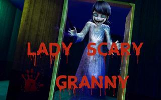 Scary Ladybug Granny : mod Horror lady 2019 plakat
