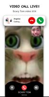 Tom Cat Scary talking Video Call + Chat gönderen