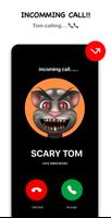 Tom Cat Scary talking Video Call + Chat Ekran Görüntüsü 3