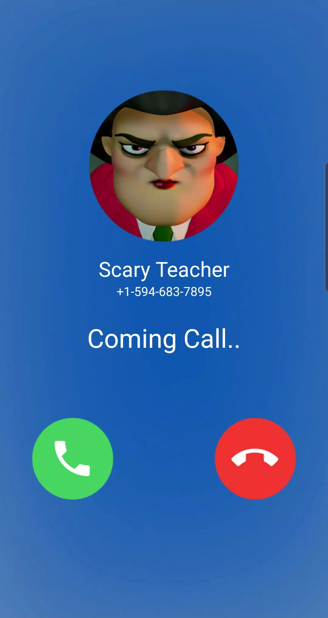 Fake Call Scary Teacher android iOS-TapTap