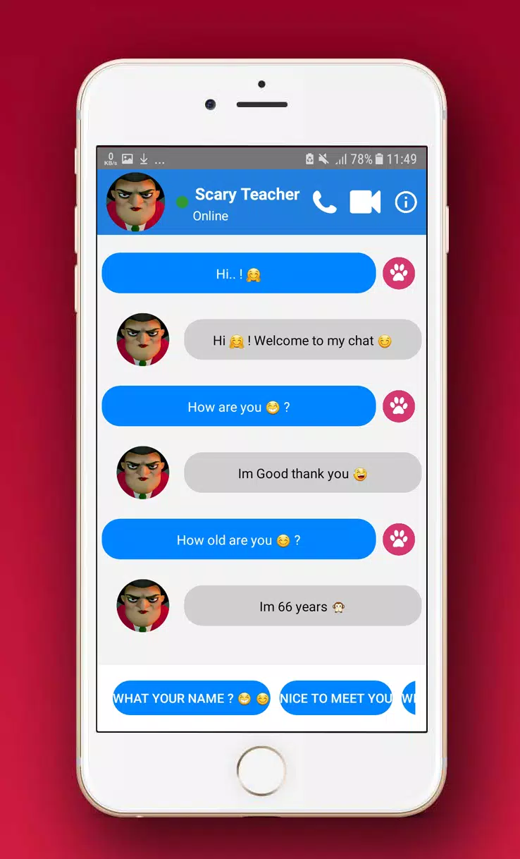 Fake Call Scary Teacher android iOS-TapTap