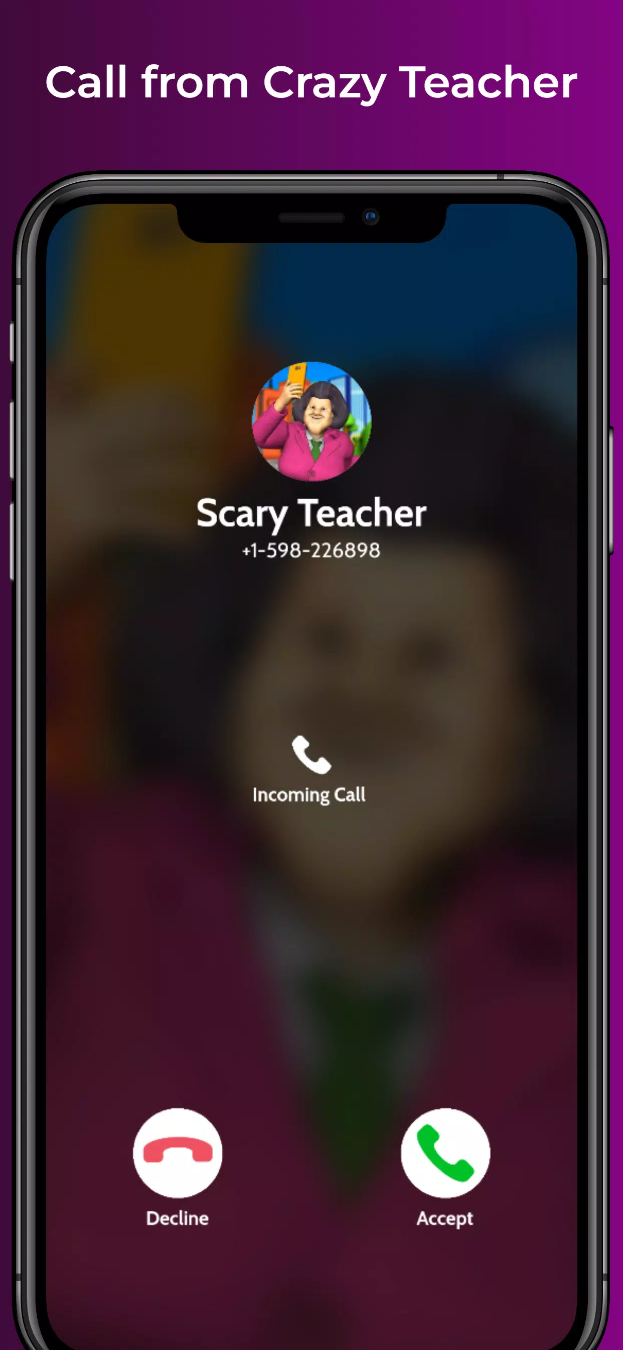 Fake Call Scary Teacher android iOS-TapTap