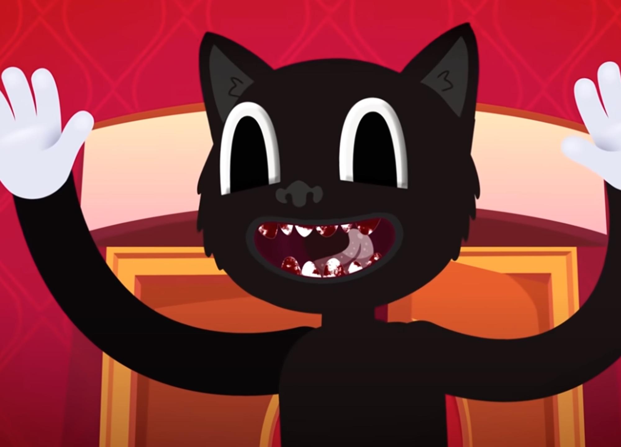 Страшная игра котик. Скэри Кэт. Cartoon Cat Horror Тревор Хендерсон. Cartoon Cat - Scary Jigsaw. CARTOONCAT Scary.