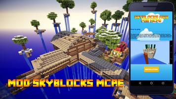 Poster Mod Skyblock for MCPE