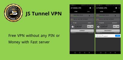 JS Tunnel VPN الملصق