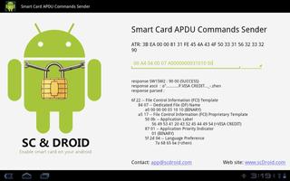 Smart Card APDU Command Sender syot layar 1