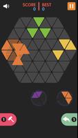 Hexagon الملصق