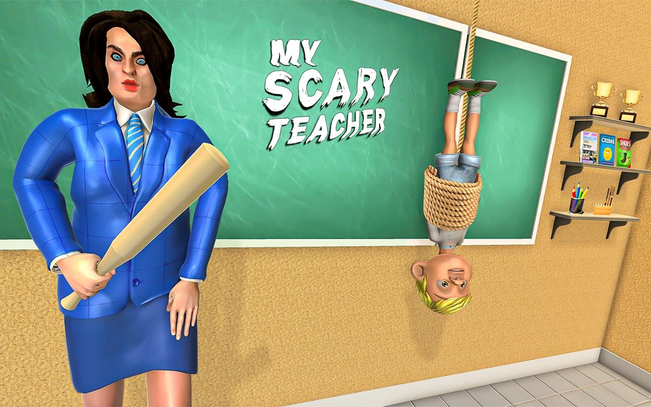 Игры том учитель. Учительница 3d. Страшный учитель 3d. Bad teacher игра. Scary teacher 3d на русском.