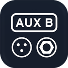 AUX B ícone