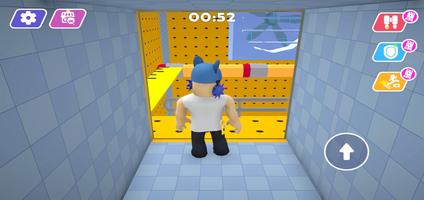 Obby Breakout: School Escape الملصق