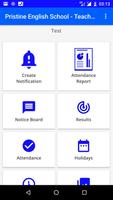 Pristine English School - Teacher App capture d'écran 1