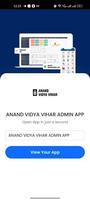 Poster ANAND VIDYA VIHAR ADMIN APP