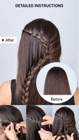 School Hairstyles Step By Step, Braiding Hairstyle ภาพหน้าจอ 1