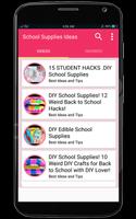 DIY School Supplies Ideas تصوير الشاشة 1