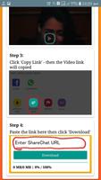 Video Downloader for Share Chat- No Watermark 2021 capture d'écran 3