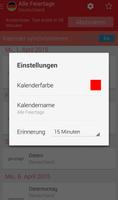 Deutsche Feiertage Kalender screenshot 3
