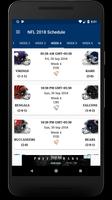 Football NFL Schedule & Scores capture d'écran 1