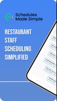 Restaurant Staff Scheduler Poster