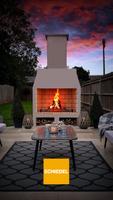AR Outdoor Fireplace Designer ポスター