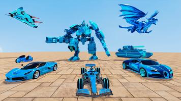 Robots War: Car Transform screenshot 1