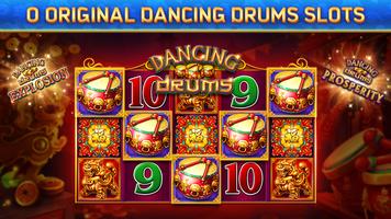 Dancing Drums Slots Cartaz