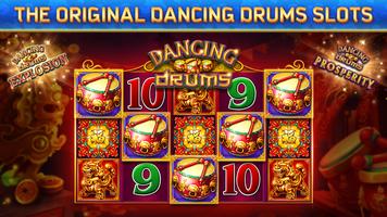 Dancing Drums Slots plakat