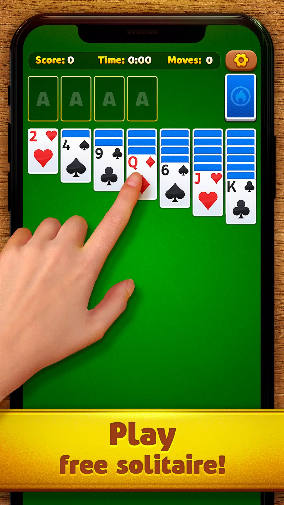 Spider Solitaire (by MobilityWare) - free offline solitaire card game for  Android and iOS - gameplay 