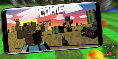 Comic Minecraft Resource Pack for Minecraft v2.0 স্ক্রিনশট 2