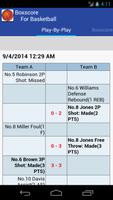 Boxscore For Basketball スクリーンショット 1