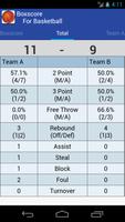 Boxscore For Basketball 스크린샷 2