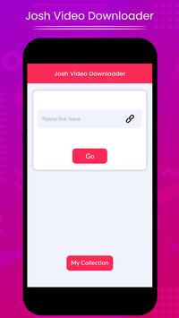 Josh video downloader - No Watermark screenshot 1