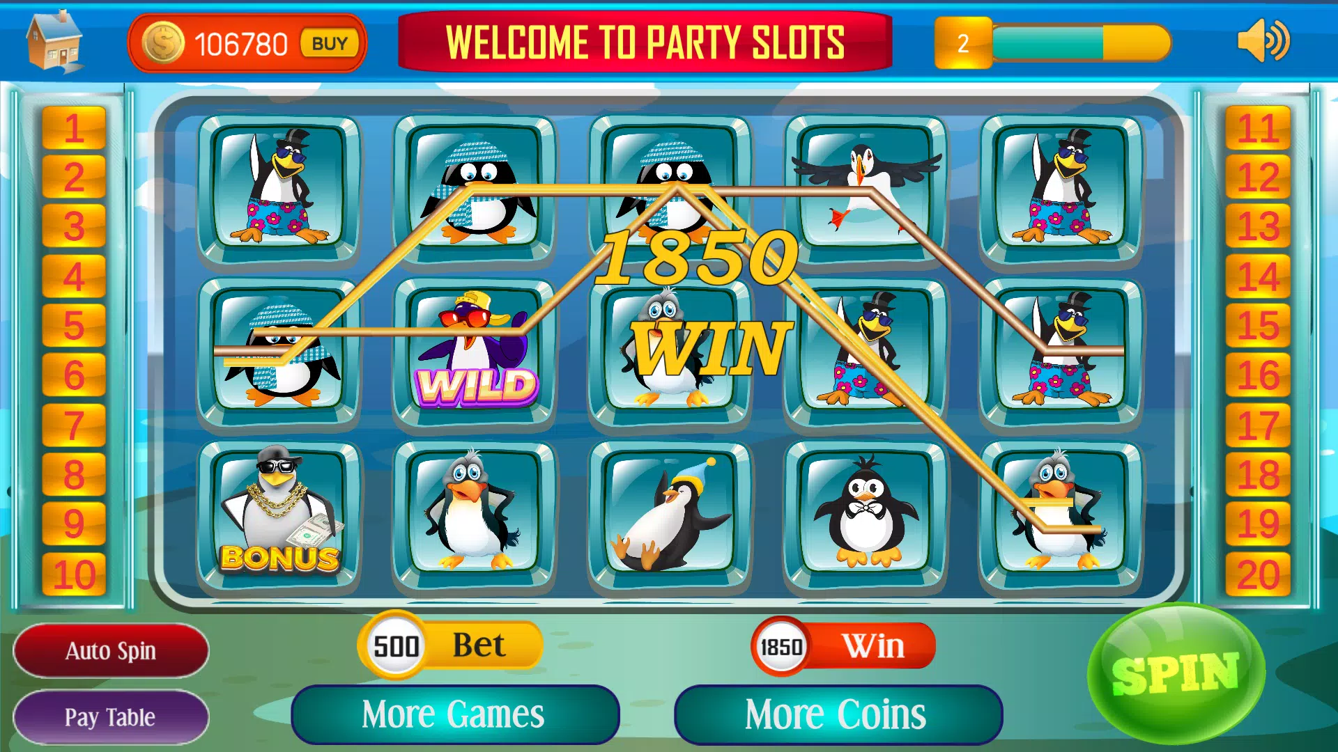 JOGANDO O SLOT DO PINGUIM SAFADO!!! 