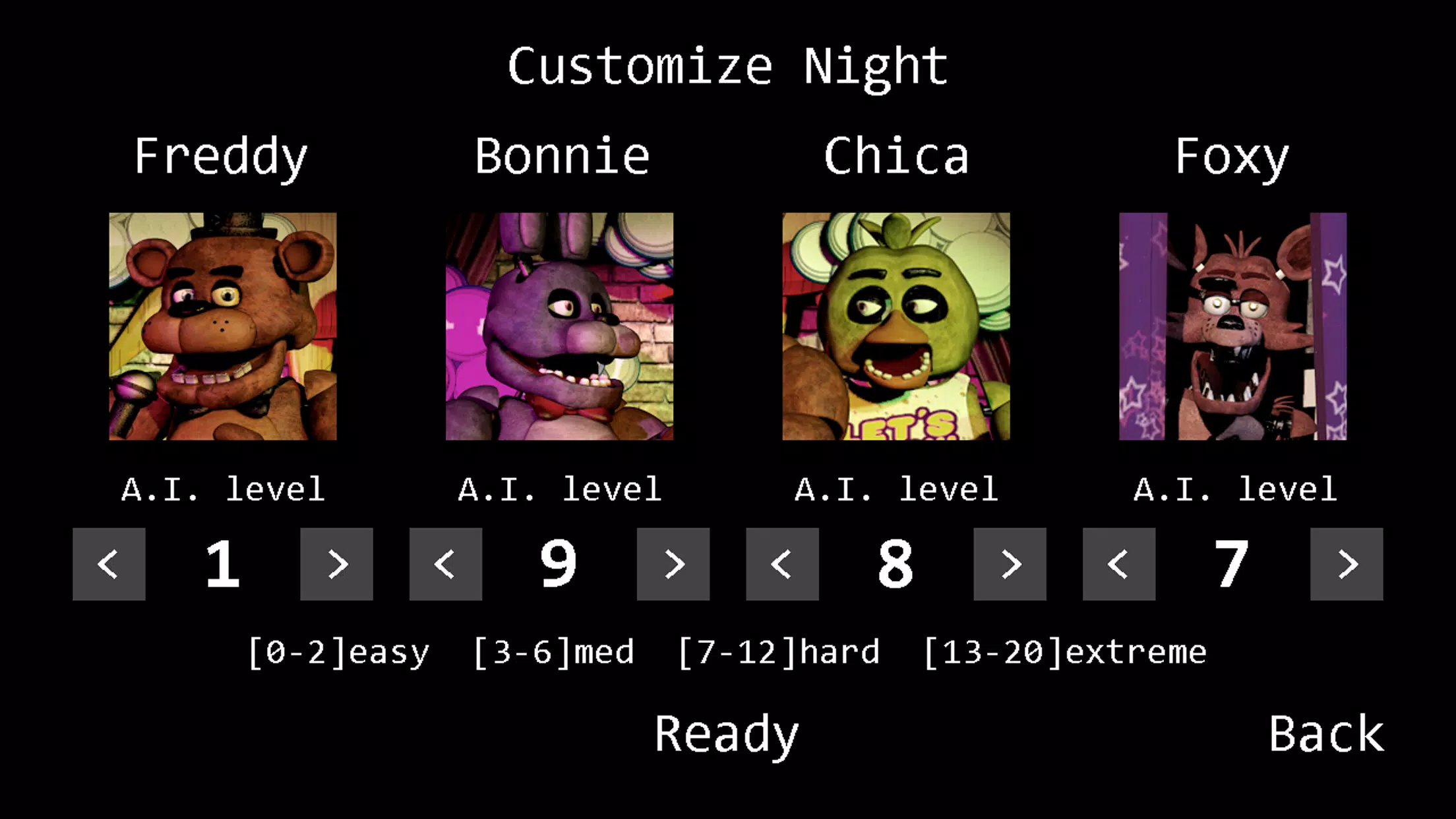 ACTUALIZACION 2.0.1 - FIVE NIGHTS AT FREDDY'S 4 - ¡POR FIN EN