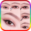 Beliebte koreanische Augen Make-up