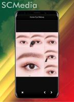 Popular Korean eye makeup الملصق