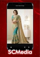 Neueste indische Sari Designs Plakat