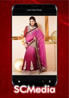 Neueste indische Sari Designs Screenshot 1