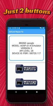 Sd Card Repair (Fix Sdcard) 截图 1