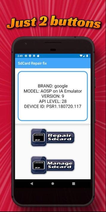 Sd Card Repair (Fix Sdcard) screenshot 1