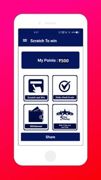 Earning app - Scratch Card To win, spin and win screenshot 1