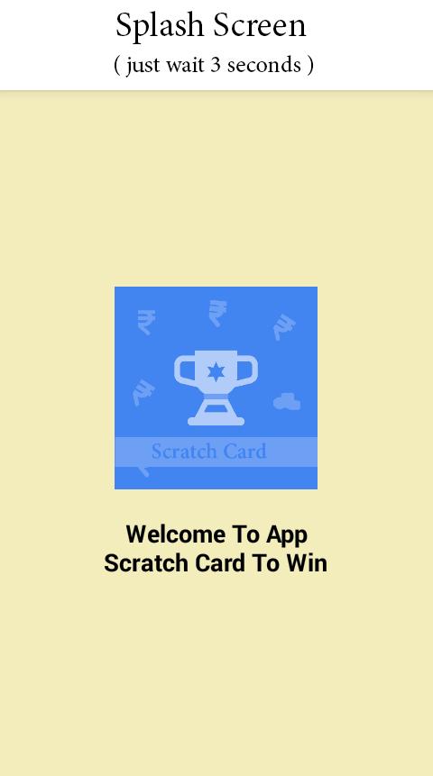 Scratch card app Scratch card app