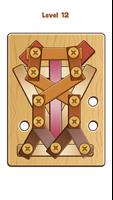 Nuts & Bolts Wood Screw Puzzle captura de pantalla 1