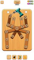 Screw Puzzle Wood Nut and Bolt تصوير الشاشة 1