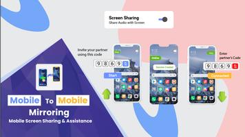 Mobile to Mobile Mirroring Affiche