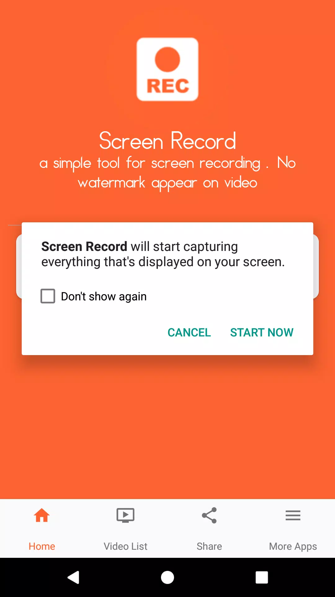 Screen Recording No watermark APK for Android Download