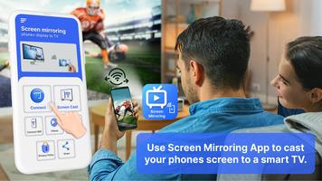 Screen mirroring - Screen cast الملصق