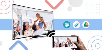 Chromecast TV Screen Mirroring Affiche