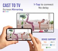 Poster Cast to TV - Screen Mirroring
