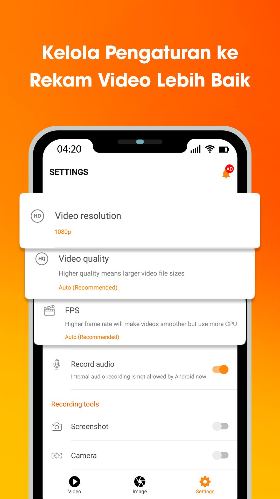 Perekam Video Layar Rekaman Layar Tangkap Layar For Android Apk Download