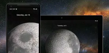 Mond 3D Live Hintergrund